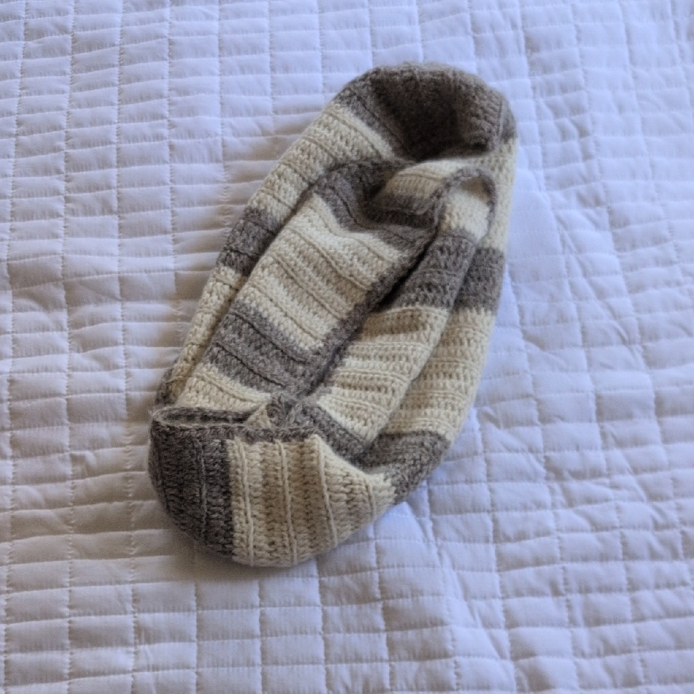 Hand Crocheted Alpaca Yarn Scarf